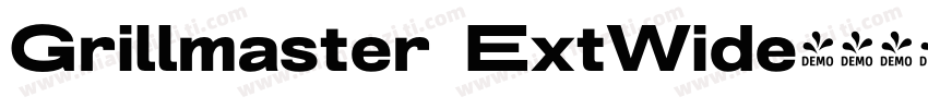 Grillmaster ExtWide字体转换